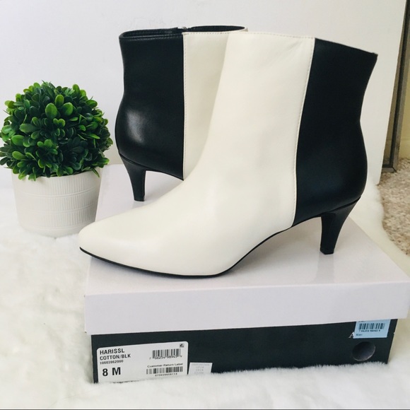 Alfani Shoes - 2/$55 🛍️✨ Alfani Harris Black& White leather ankle booties